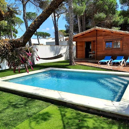 Chalet de madera en la Barrosa Chiclana de la Frontera Exterior foto
