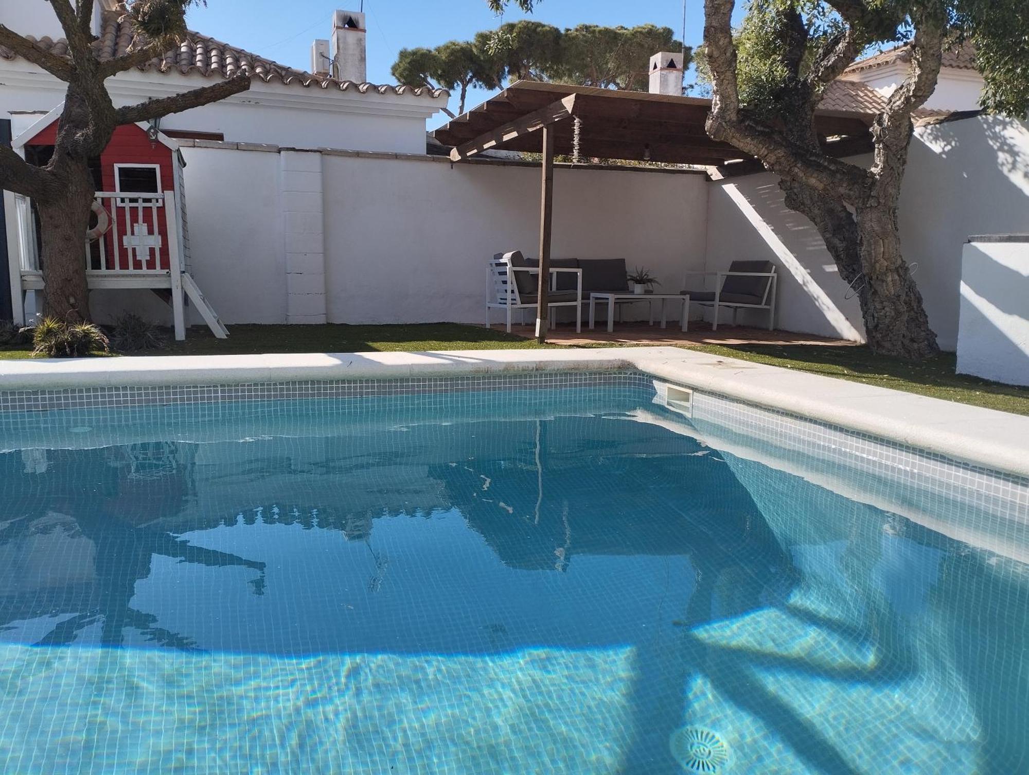 Chalet de madera en la Barrosa Chiclana de la Frontera Exterior foto