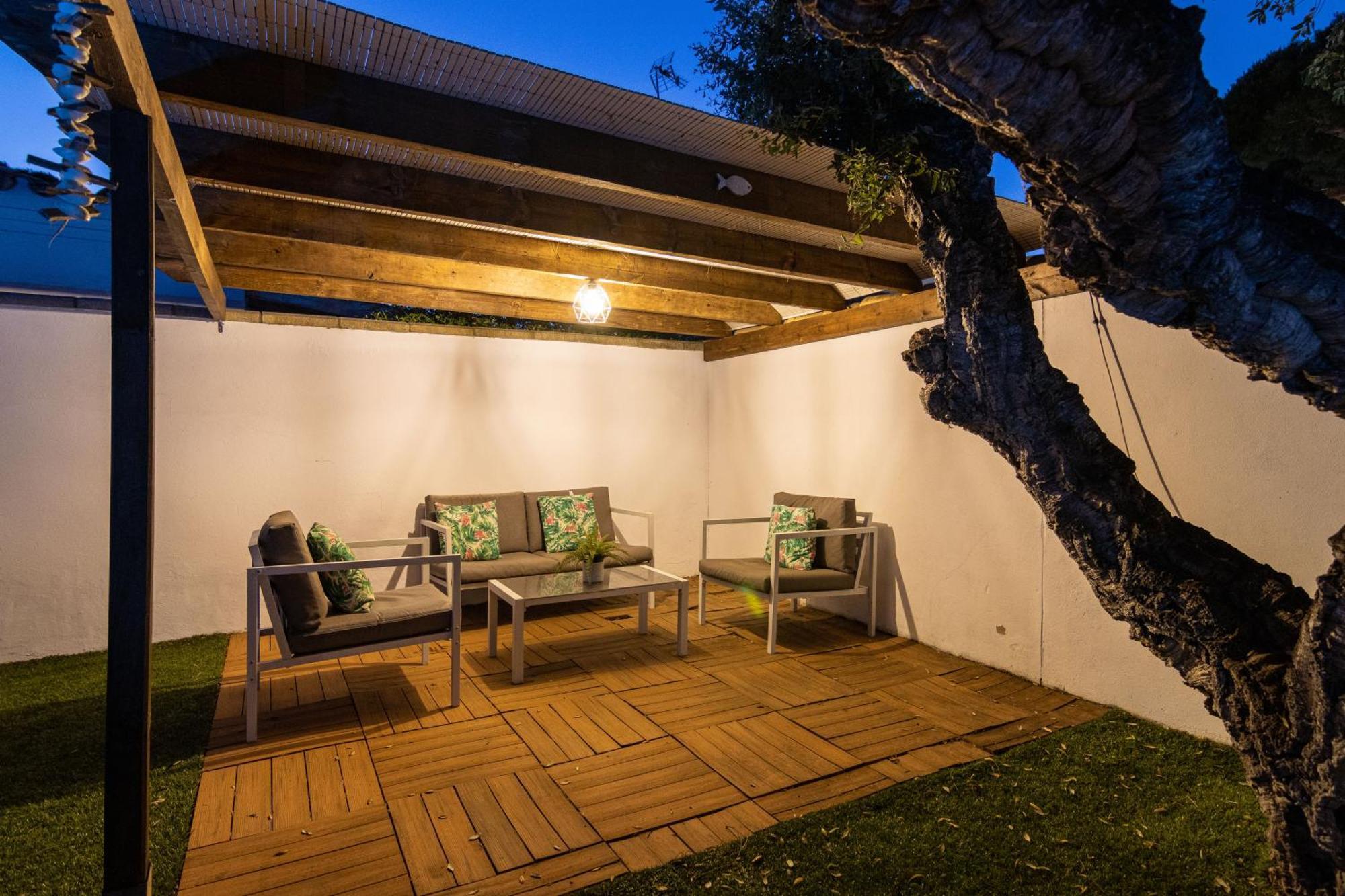 Chalet de madera en la Barrosa Chiclana de la Frontera Exterior foto