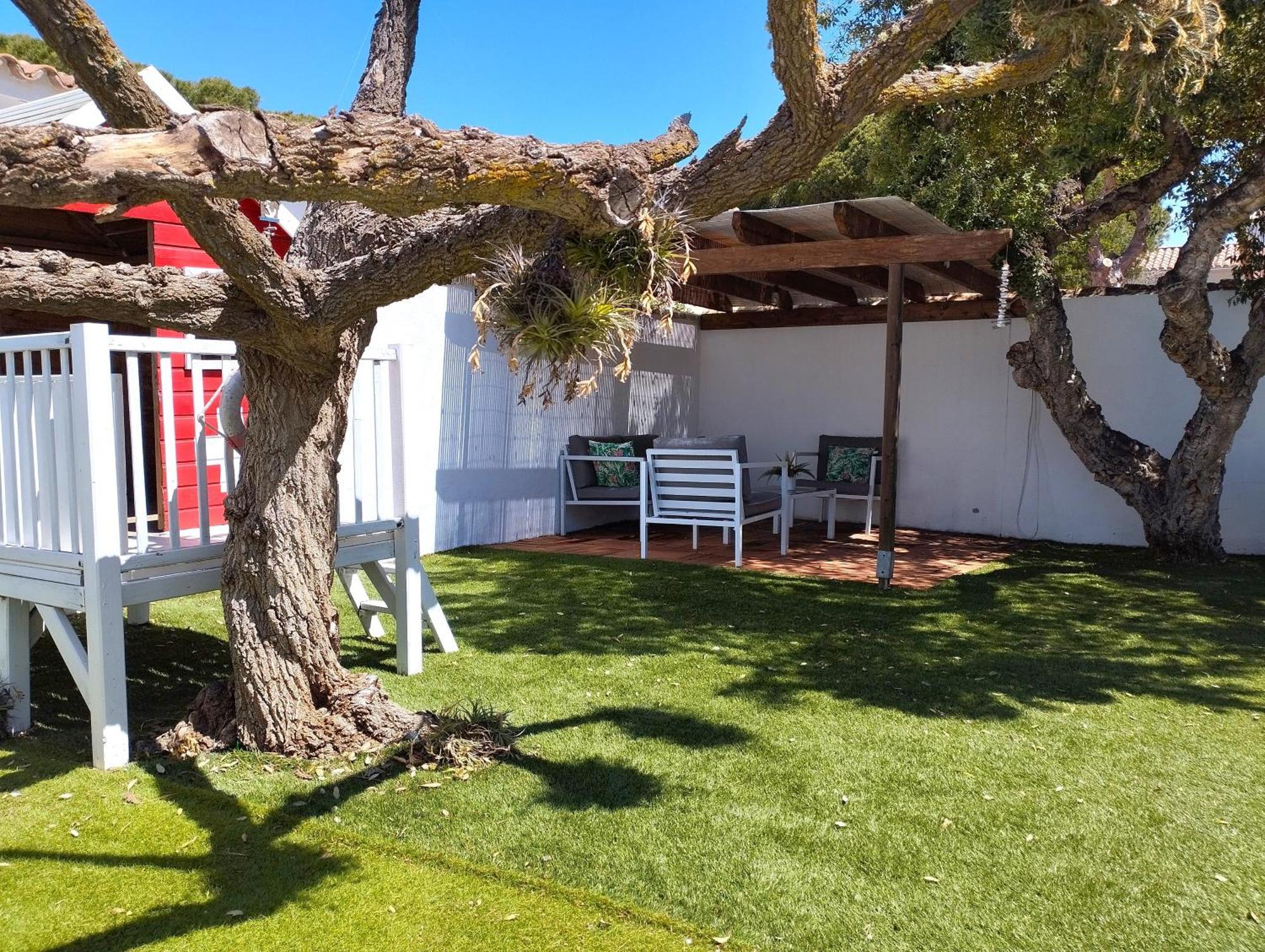 Chalet de madera en la Barrosa Chiclana de la Frontera Exterior foto